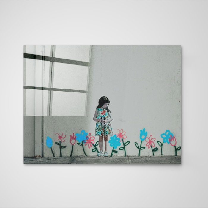 Wallity Cuadro Decorativo Banksy 1915 50 x 70 cm Multicolor